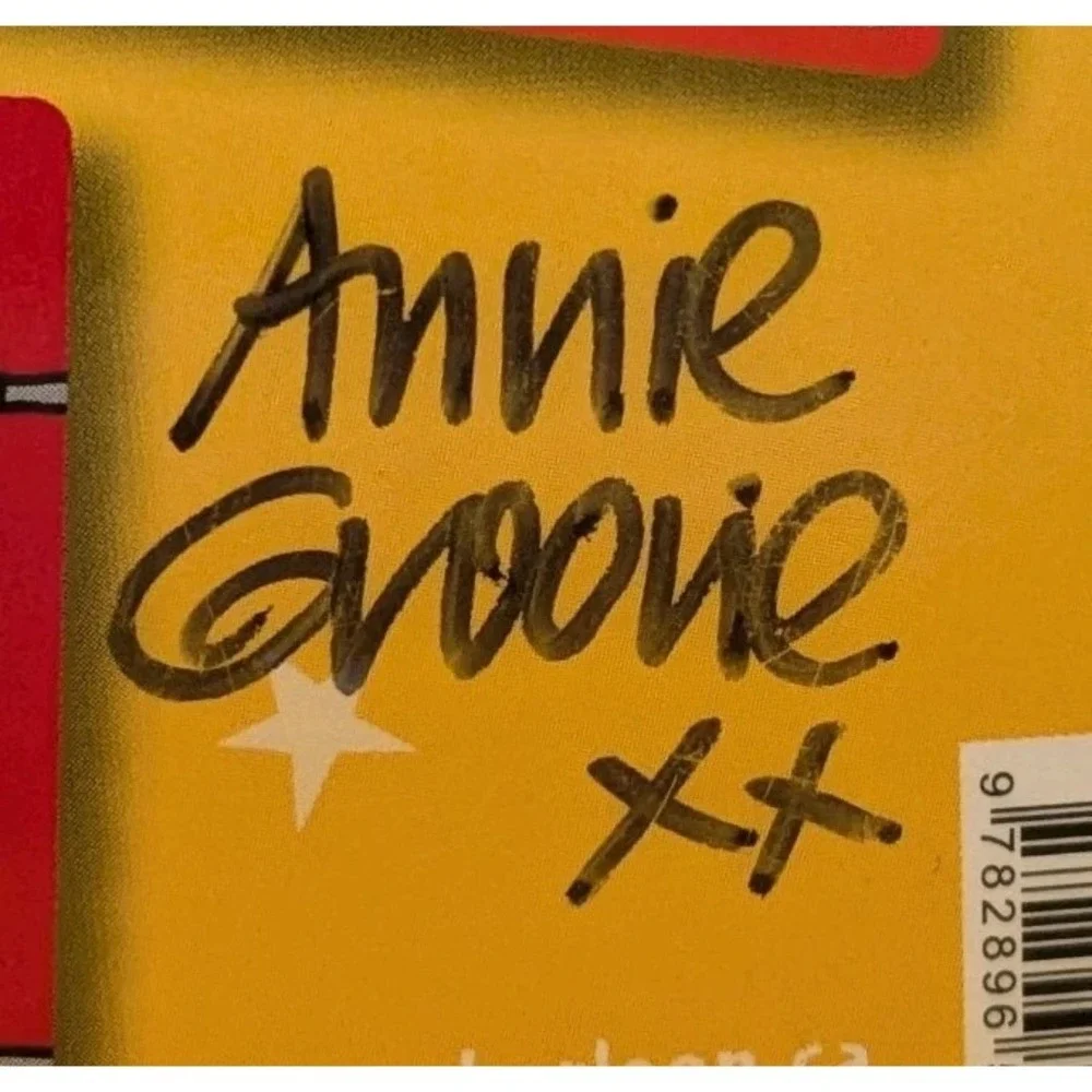 Signed Annie Groovie French Language Board Book Hardcover Les Emotions Kids 2007